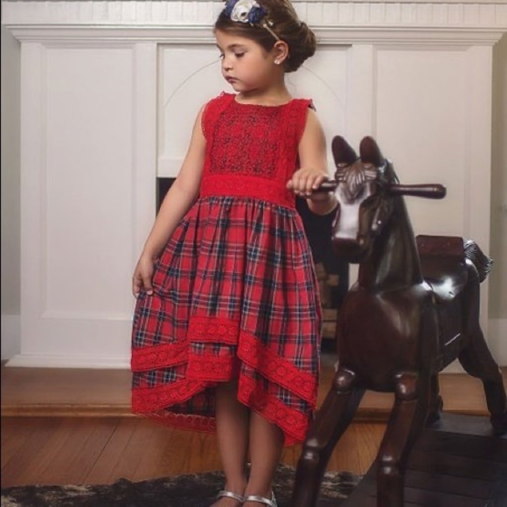 Trish Scully Christmas dress Delphine dress size 7
